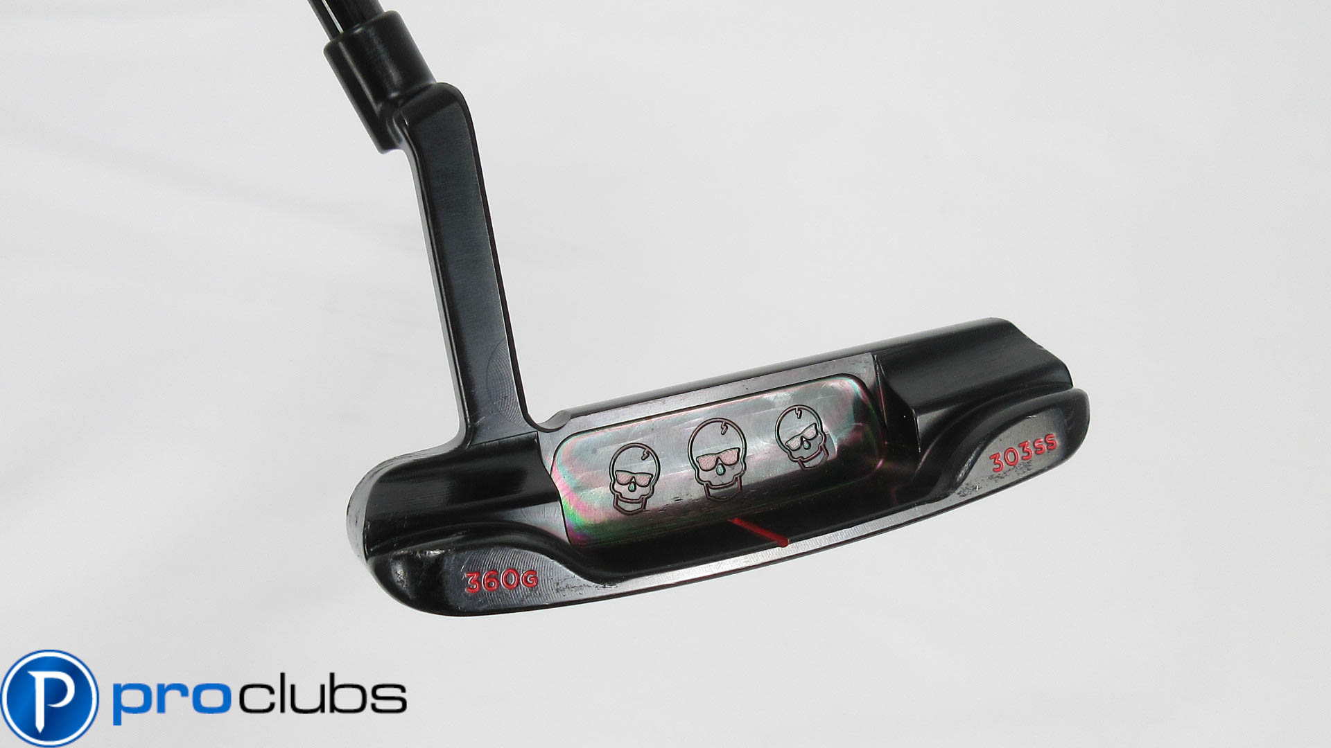 極美品SWAG GOLF HANDSOME ONE 303SS US スワッグ SWAG GOLF HANDSOME ONE BLACK OPAL 303SS 360G 1/50 LIMITED PUTTER